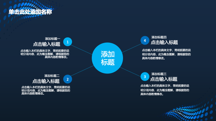 蓝色波点科技风年终总结PPT模板 - 动态商务述职报告PowerPoint 蓝色波点科技风年终总结PPT模板 - 动态商务述职报告PowerPoint