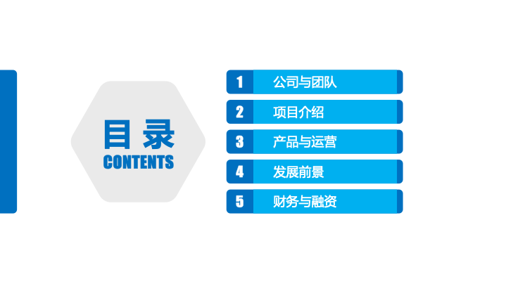 简约商务风创业融资计划书PPT模板 - 项目路演通用
