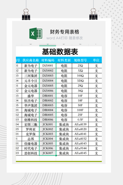 企业材料进出库存月报表与动态进销存管理系统Excel模板