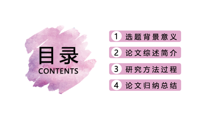 唯美水彩风毕业论文答辩PPT模板 - 小清新开题报告 唯美水彩风毕业论文答辩PPT模板 - 小清新开题报告